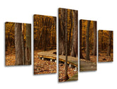 5-delna stenska poslikava TREES ST018E50